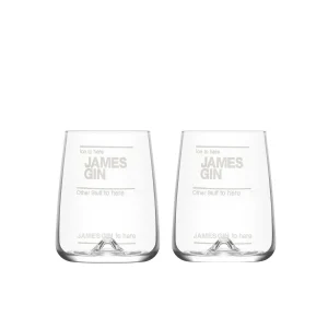 James Gin Generic Cocktail Mixing Glasses